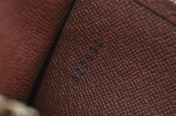 Authentic Louis Vuitton Monogram Bordeaux M51798 2Way Shoulder Clutch Bag 1725I