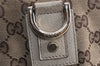 Authentic GUCCI Abbey Shoulder Tote Bag GG Canvas Leather 141472 Brown 1725K