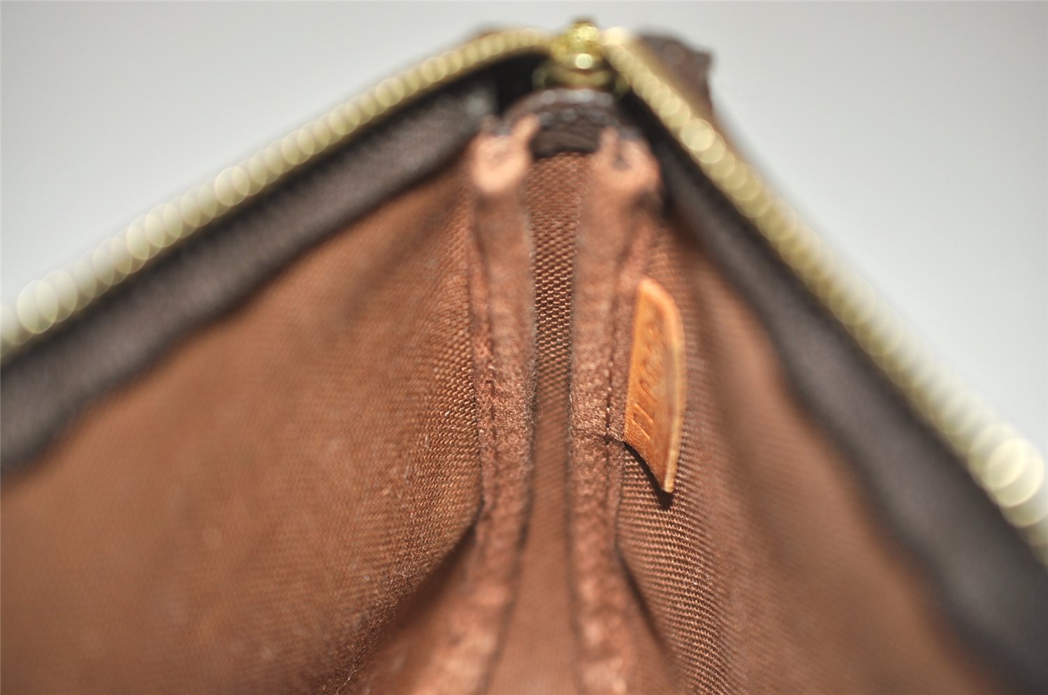 Authentic Louis Vuitton Monogram Pouch For Bucket PM LV 1726I