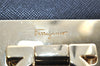 Authentic Salvatore Ferragamo Gancini Leather 2Way Shoulder Hand Bag Black 1728K