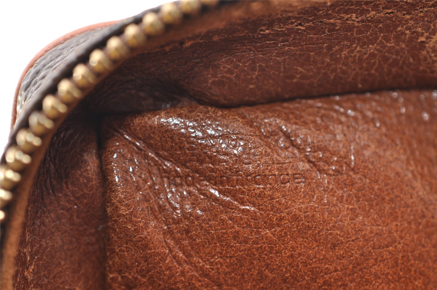 Auth Louis Vuitton Monogram Mini Poche Danube Shoulder Cross Bag Old Model 1729I