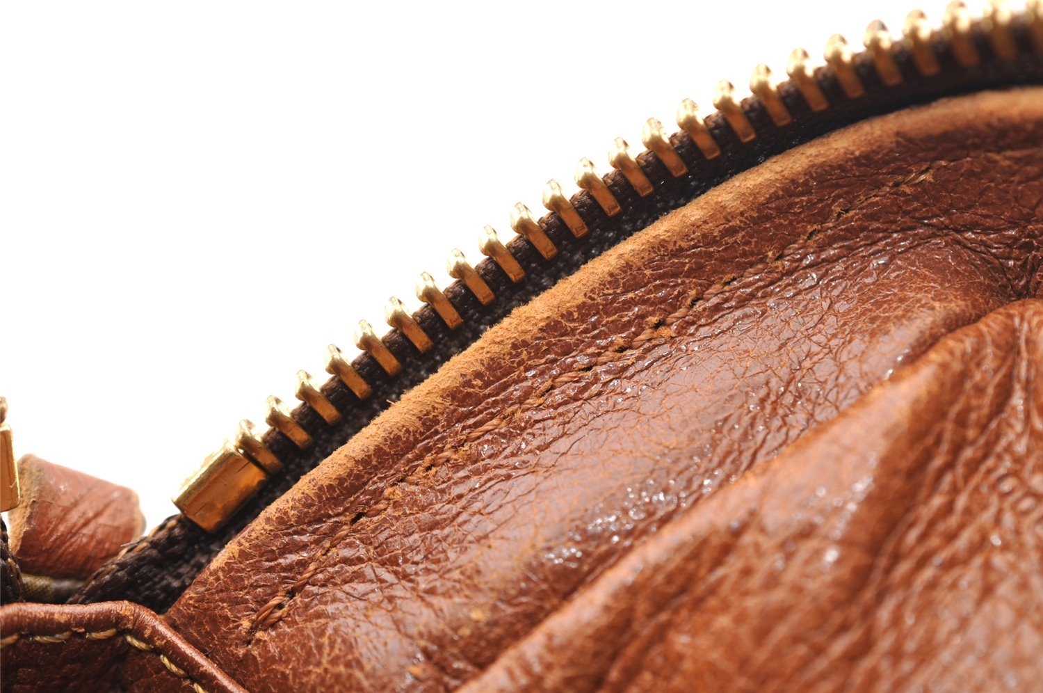 Auth Louis Vuitton Monogram Mini Poche Danube Shoulder Cross Bag Old Model 1729I