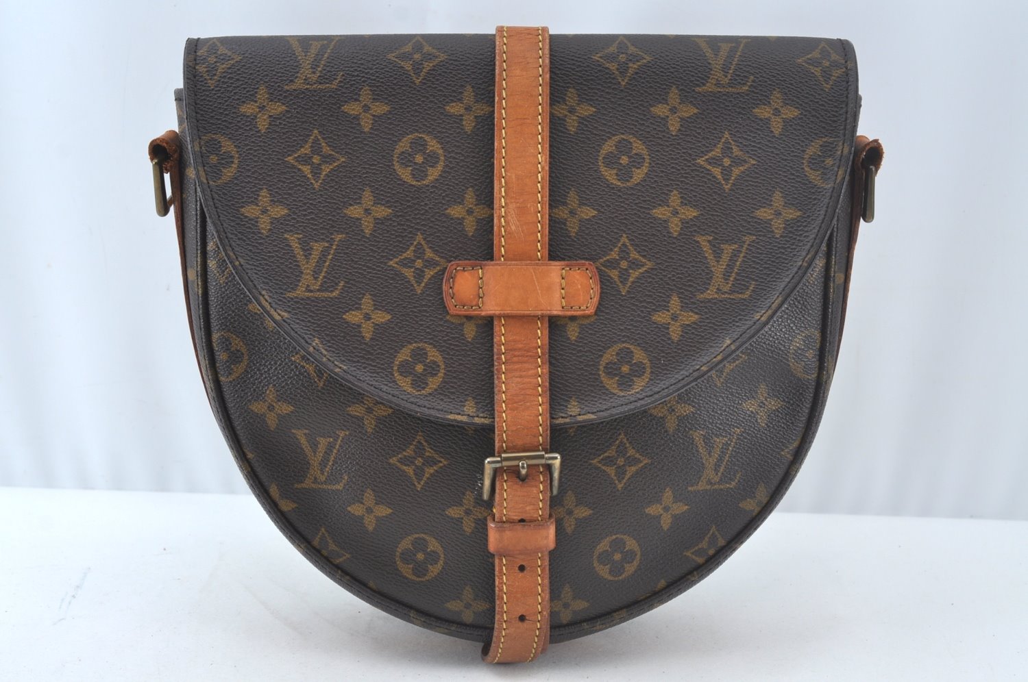 Auth Louis Vuitton Monogram Chantilly GM Shoulder Cross Bag M51232 LV Junk 1730I