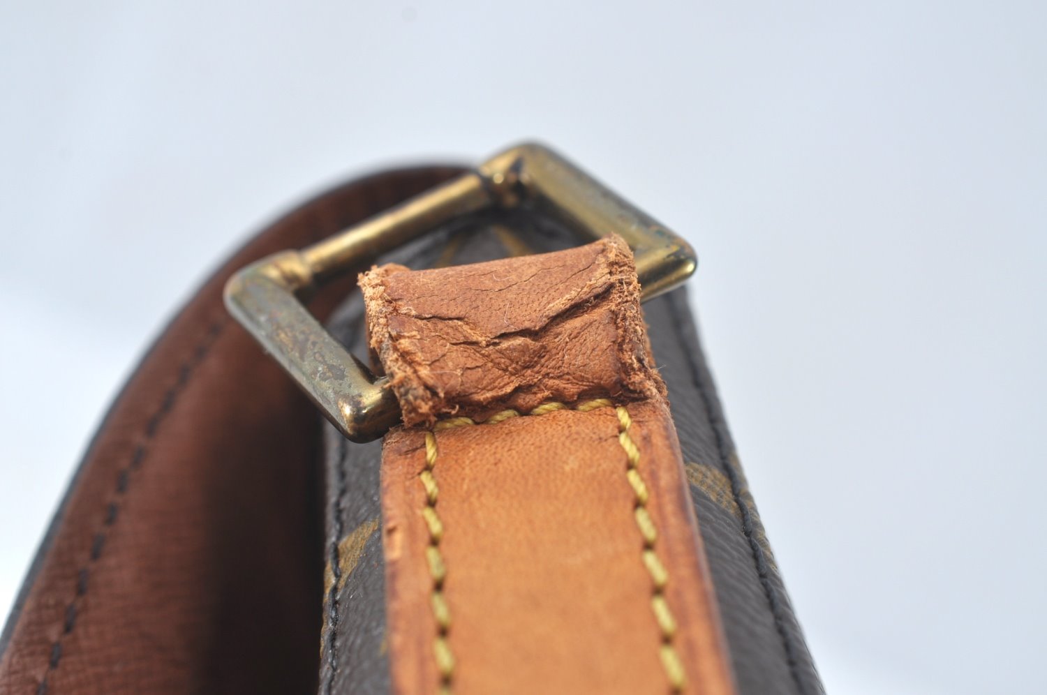 Auth Louis Vuitton Monogram Chantilly GM Shoulder Cross Bag M51232 LV Junk 1730I