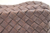 Authentic BOTTEGA VENETA Intrecciato Leather Shoulder Crossbody Bag Purple 1730K