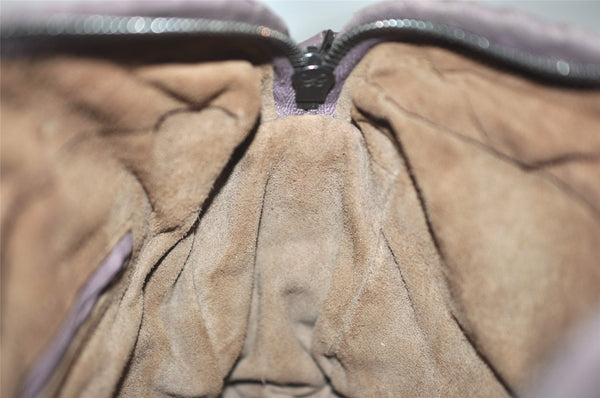 Authentic BOTTEGA VENETA Intrecciato Leather Shoulder Crossbody Bag Purple 1730K