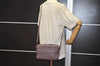 Authentic BOTTEGA VENETA Intrecciato Leather Shoulder Crossbody Bag Purple 1730K