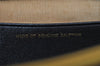 Authentic Christian Dior Vintage Shoulder Bag Purse Leather Black 1732I