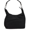 Authentic GUCCI Vintage Shoulder Hand Bag Purse Nylon Leather Black 1734J