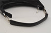 Authentic GUCCI Vintage Shoulder Hand Bag Purse Nylon Leather Black 1734J