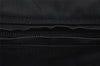 Authentic GUCCI Vintage Shoulder Hand Bag Purse Nylon Leather Black 1734J