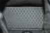 Authentic GUCCI Vintage Shoulder Hand Bag Purse Nylon Leather Black 1734J