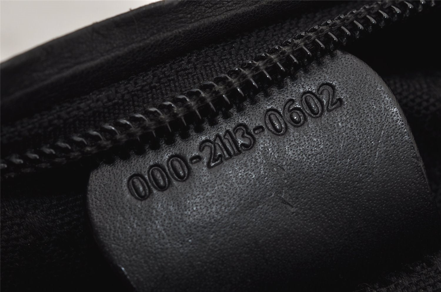 Authentic GUCCI Vintage Shoulder Hand Bag Purse Nylon Leather Black 1734J