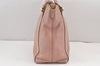 Authentic GUCCI Vintage Miss GG 2Way Shoulder Tote Bag Leather 323675 Pink 1734K
