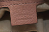 Authentic GUCCI Vintage Miss GG 2Way Shoulder Tote Bag Leather 323675 Pink 1734K