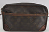 Authentic Louis Vuitton Monogram Compiegne 28 Clutch Hand Bag M51845 Junk 1735J