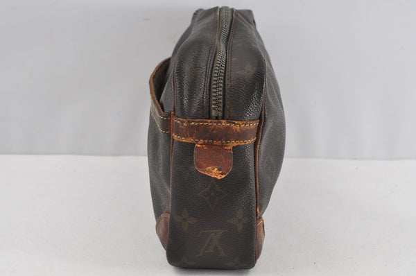 Authentic Louis Vuitton Monogram Compiegne 28 Clutch Hand Bag M51845 Junk 1735J