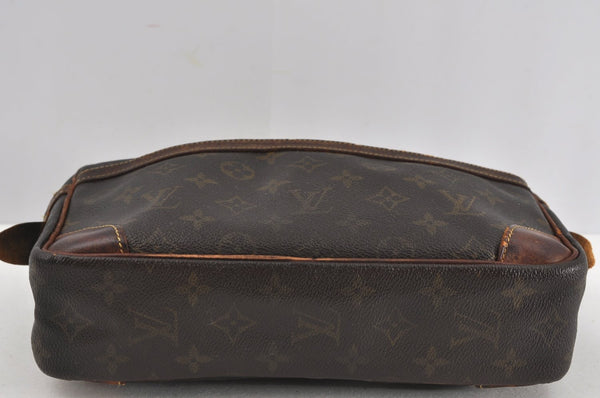 Authentic Louis Vuitton Monogram Compiegne 28 Clutch Hand Bag M51845 Junk 1735J