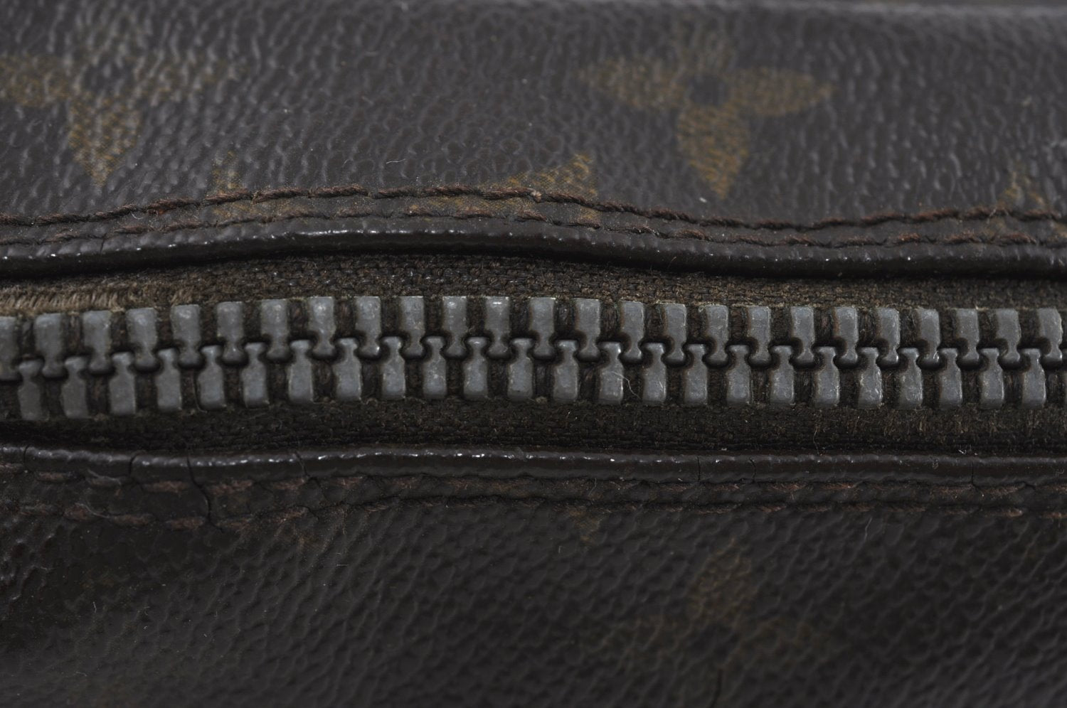 Authentic Louis Vuitton Monogram Compiegne 28 Clutch Hand Bag M51845 Junk 1735J