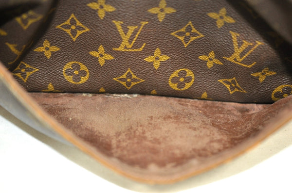 Authentic Louis Vuitton Monogram Compiegne 28 Clutch Hand Bag M51845 Junk 1735J