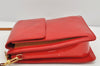 Authentic Louis Vuitton Vernis Mott Shoulder Hand Bag Purse Red M91137 LV 1735K