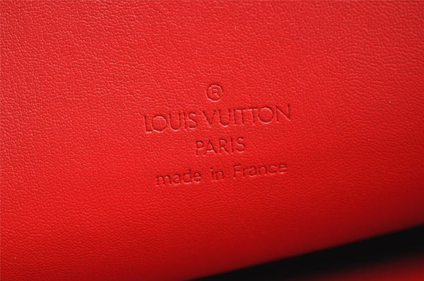 Authentic Louis Vuitton Vernis Mott Shoulder Hand Bag Purse Red M91137 LV 1735K