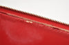 Authentic Louis Vuitton Vernis Mott Shoulder Hand Bag Purse Red M91137 LV 1735K