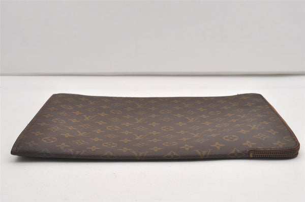 Authentic Louis Vuitton Monogram Poche Documents Document Case Old Model 1736J