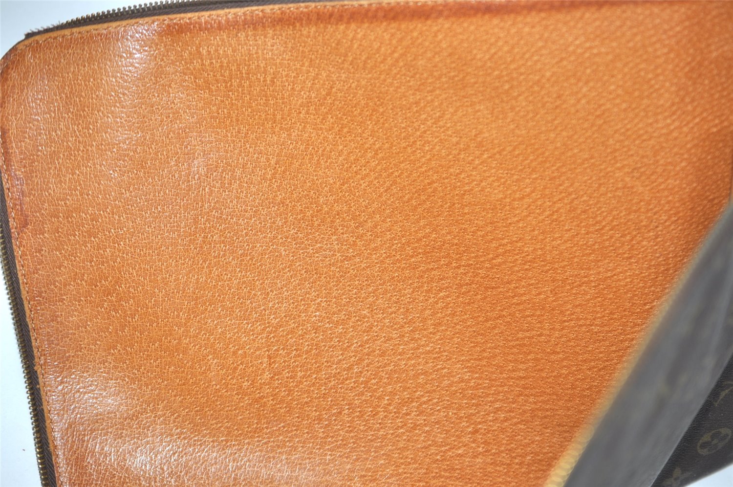 Authentic Louis Vuitton Monogram Poche Documents Document Case Old Model 1736J