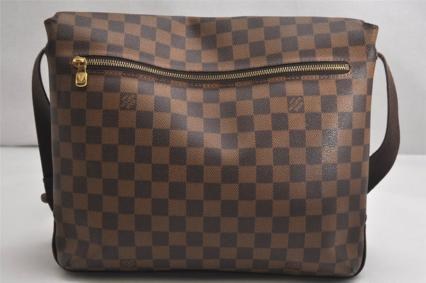 Authentic Louis Vuitton Damier Brooklyn MM Shoulder Cross Bag N51211 LV 1736K