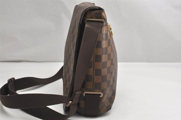 Authentic Louis Vuitton Damier Brooklyn MM Shoulder Cross Bag N51211 LV 1736K