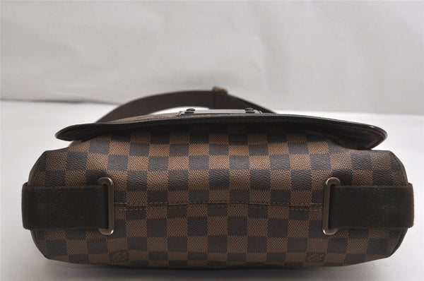 Authentic Louis Vuitton Damier Brooklyn MM Shoulder Cross Bag N51211 LV 1736K