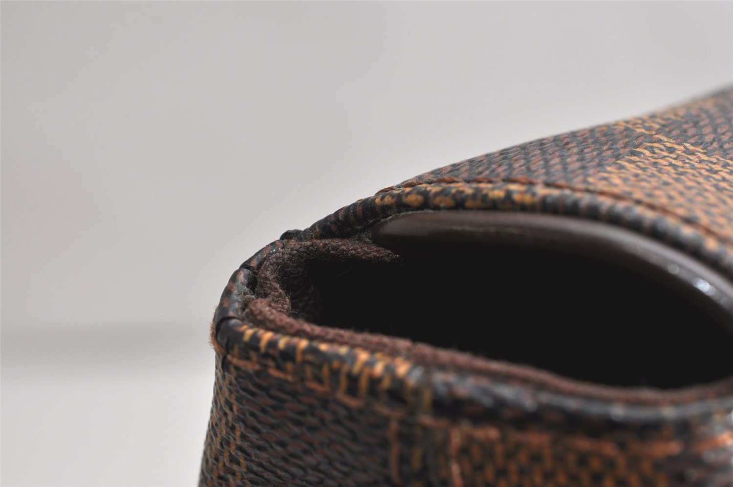 Authentic Louis Vuitton Damier Brooklyn MM Shoulder Cross Bag N51211 LV 1736K