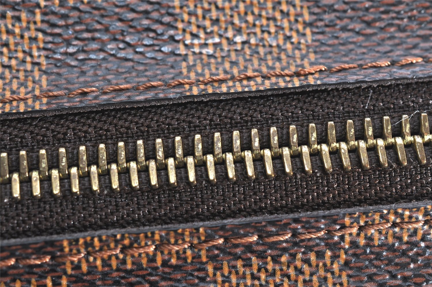 Authentic Louis Vuitton Damier Brooklyn MM Shoulder Cross Bag N51211 LV 1736K