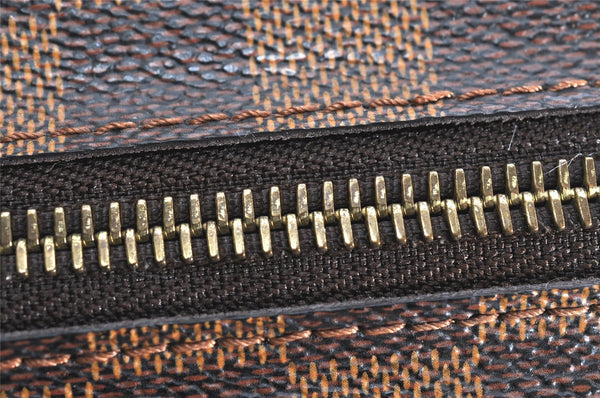 Authentic Louis Vuitton Damier Brooklyn MM Shoulder Cross Bag N51211 LV 1736K