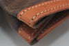 Authentic CELINE Macadam Blason Shoulder Tote Bag PVC Leather Brown 1737I