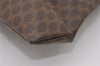 Authentic CELINE Macadam Blason Shoulder Tote Bag PVC Leather Brown 1737I