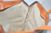 Authentic CELINE Macadam Blason Shoulder Tote Bag PVC Leather Brown 1737I