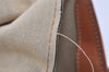 Authentic CELINE Macadam Blason Shoulder Tote Bag PVC Leather Brown 1737I