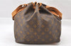 Authentic Louis Vuitton Monogram Petit Noe Drawstring Bag Old Model LV 1737J