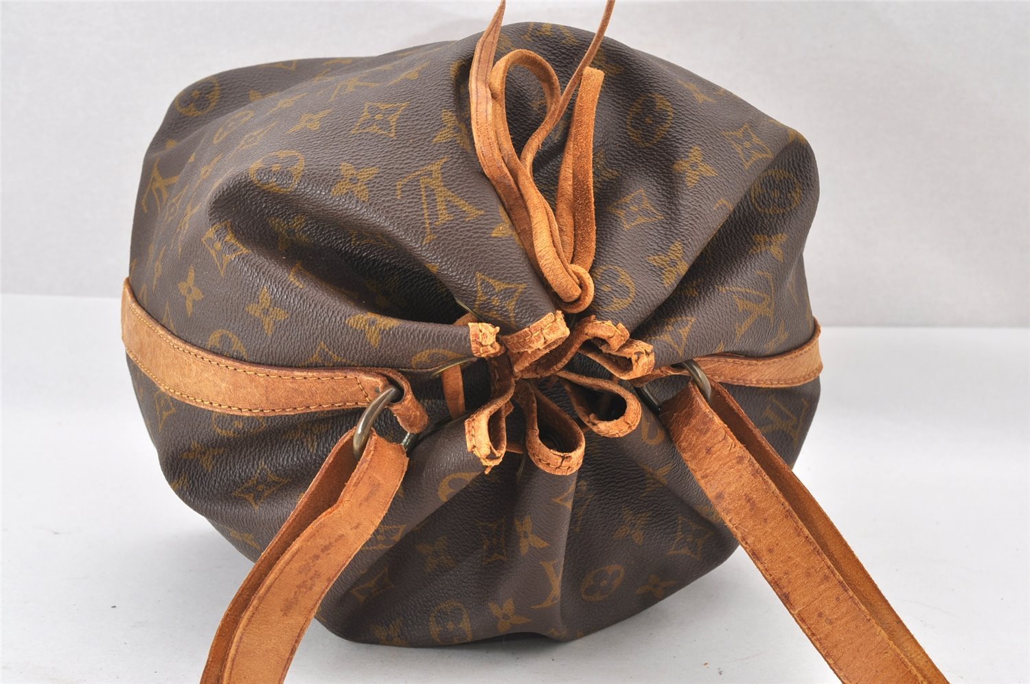 Authentic Louis Vuitton Monogram Petit Noe Drawstring Bag Old Model LV 1737J