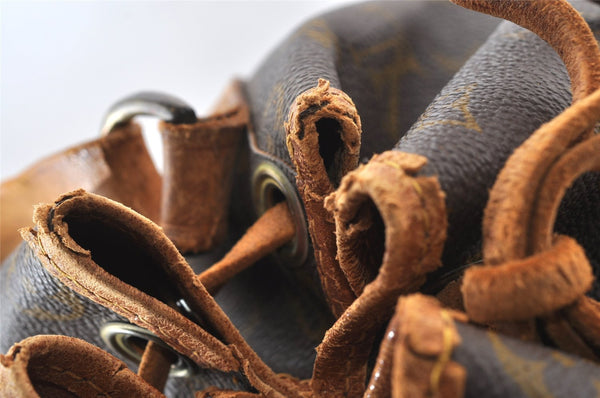 Authentic Louis Vuitton Monogram Petit Noe Drawstring Bag Old Model LV 1737J