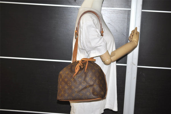 Authentic Louis Vuitton Monogram Petit Noe Drawstring Bag Old Model LV 1737J