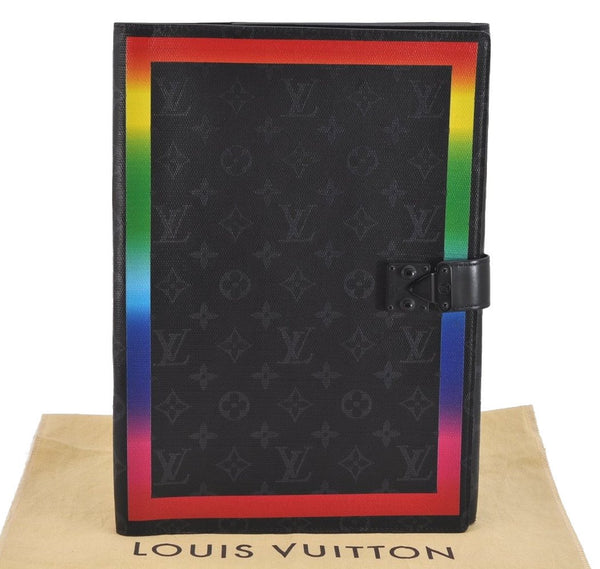 Louis Vuitton Monogram Eclipse Porte Documents Frank GM Documents Case LV 1738K