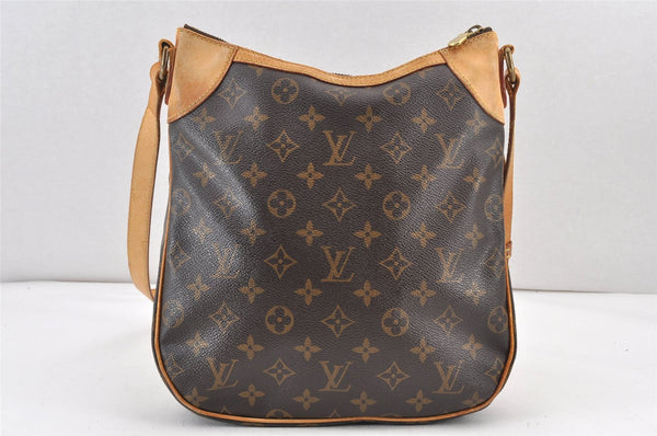 Authentic Louis Vuitton Monogram Odeon PM Shoulder Bag M56390 LV Junk 1739K