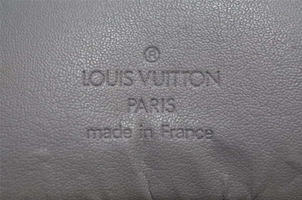 Authentic Louis Vuitton Vernis Houston Shoulder Bag Light Green M91053 LV 1740J