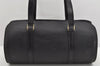 Authentic Louis Vuitton Epi Soufflot Black Hand Bag M52222 LV 1740K