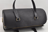 Authentic Louis Vuitton Epi Soufflot Black Hand Bag M52222 LV 1740K