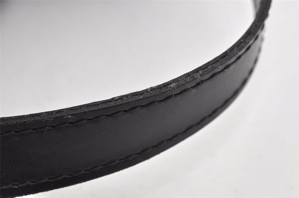 Authentic Louis Vuitton Epi Soufflot Black Hand Bag M52222 LV 1740K