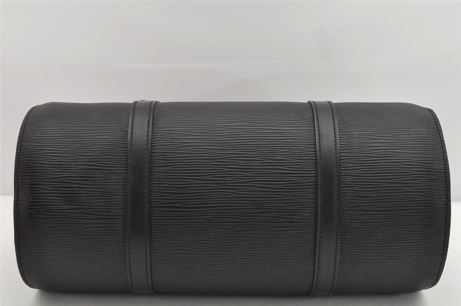 Authentic Louis Vuitton Epi Soufflot Black Hand Bag M52222 LV 1740K